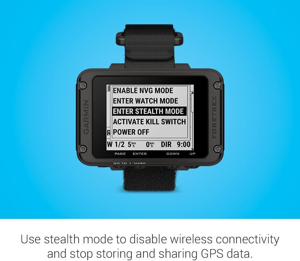 Garmin Foretrex 801, Wrist-Mounted GPS Navigation, Upgraded Multi-Band GNSS, Longer Battery Life