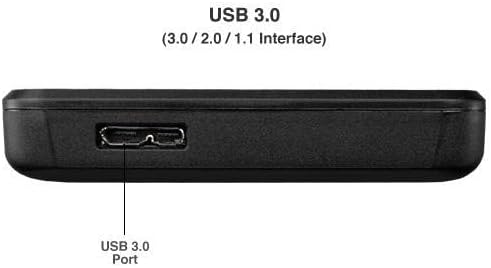 OWC Express 2TB Portable External Hard Drive, USB 3.0/3.2 Gen 1 Up to 625 MB/s Speed, Plug and Play Ready, Portable HDD for Mac and PC Storage