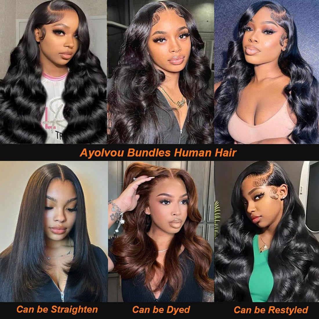 12A Human Hair Bundles 18 20 22 24 Inch Raw Body Wave 4 Bundles Human Hair 100% Unprocessed Brazilian Virgin Hair Quick Weave Extensions Natural Black