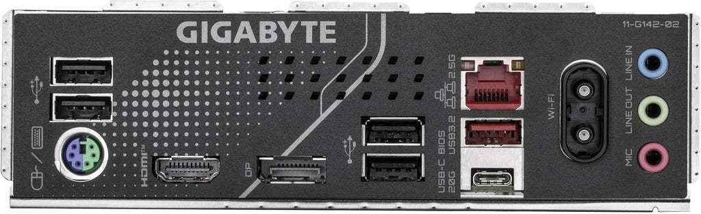 GIGABYTE B860 Eagle WIFI6E Intel Core Ultra (Series 2) LGA 1851 Motherboard, ATX, DDR5, 3X M.2, PCIe 5.0, USB-C, WIFI6E, 2.5GbE LAN, EZ-Latch