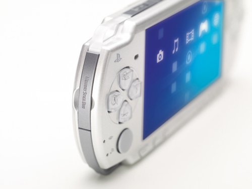 Sony PSP Playstation Portable 2000 Slim and Lite- Ice Silver (Renewed)