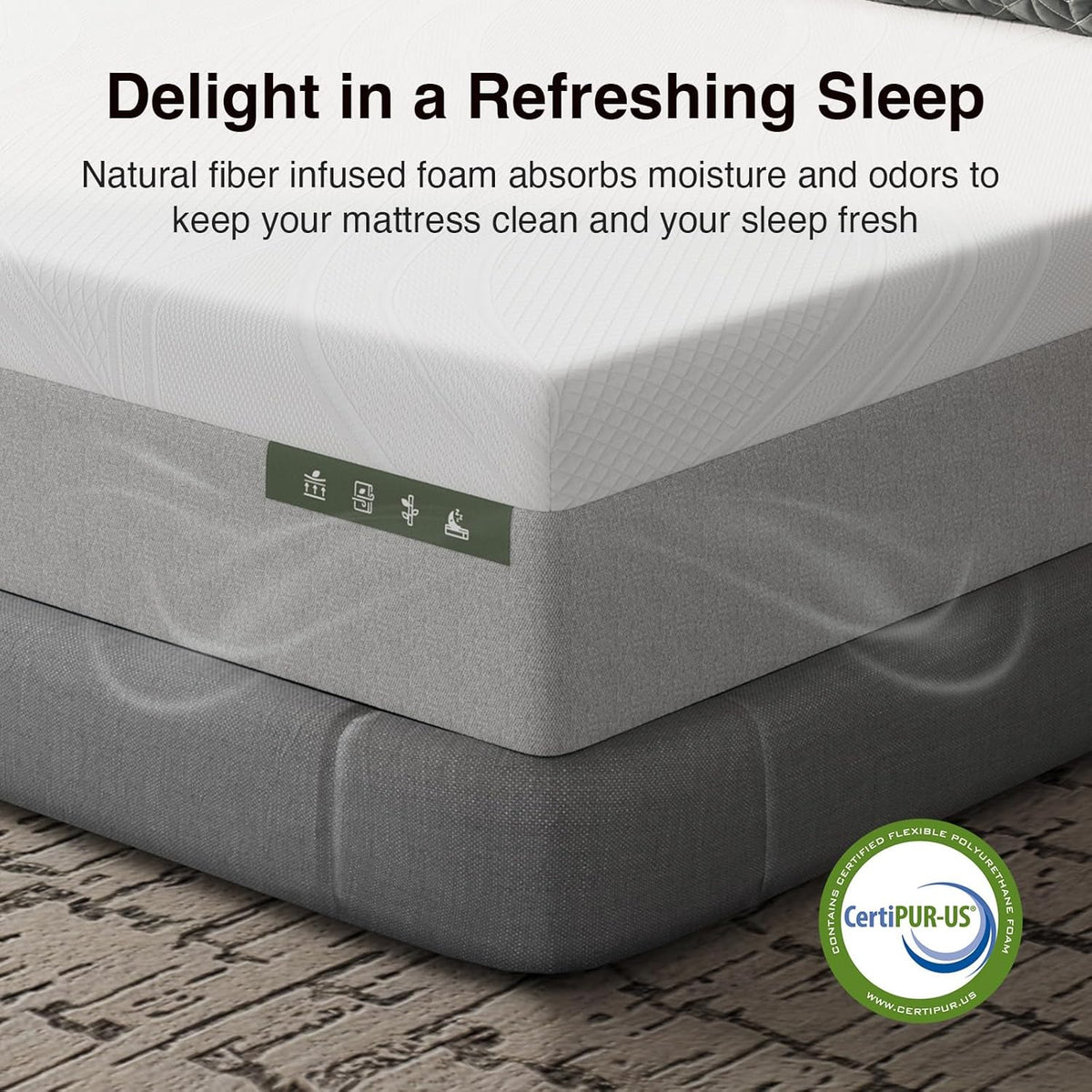 Novilla 14 Inch King Size Mattress, Gel-Infused Bliss Cooling King Memory Foam Mattress in a Box with Cool-Touch Nylon Cover, Pain Relief & Spinal Support with CertiPUR-US Certified Foam