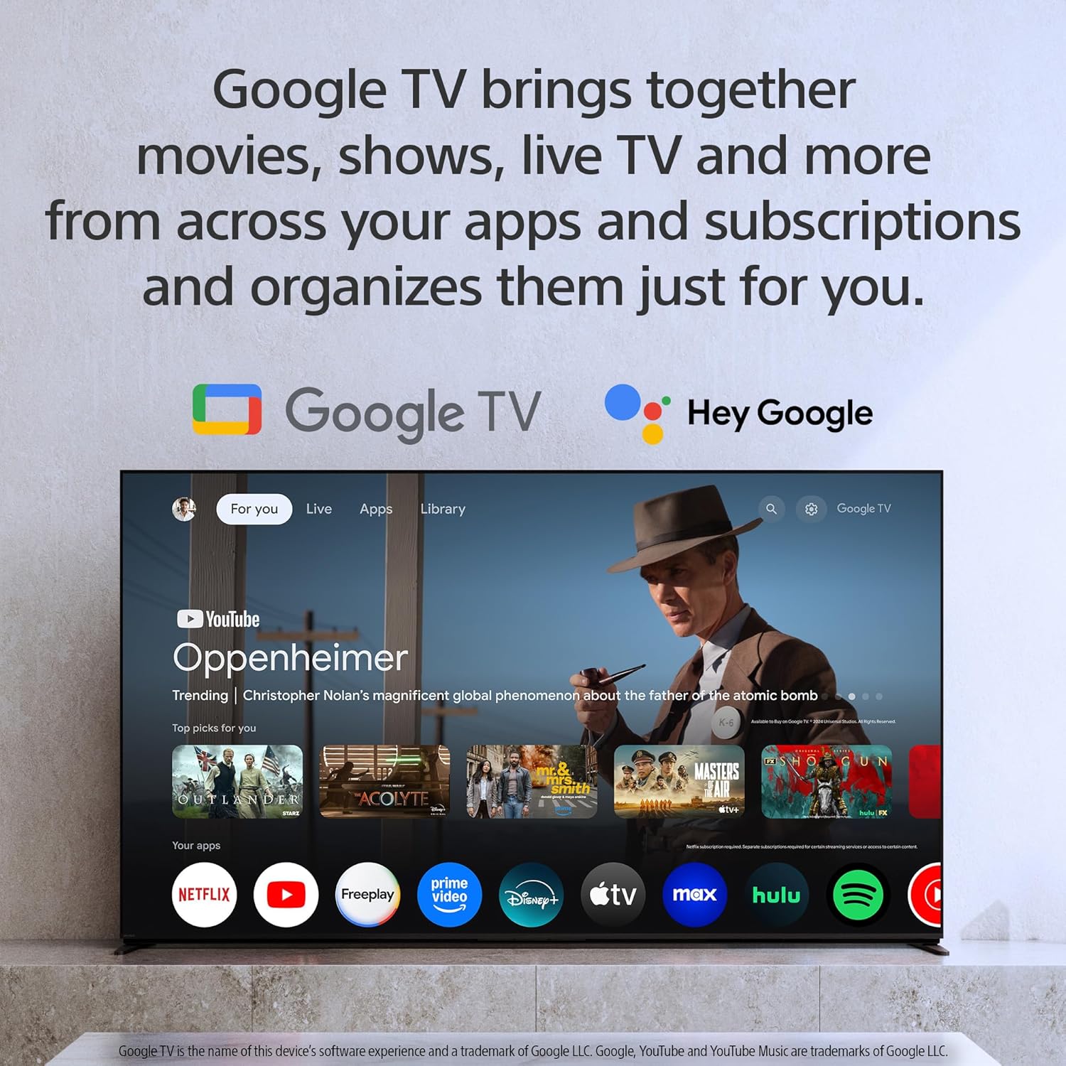 Sony BRAVIA 2 II 75 Inch 4K Ultra HD LED Smart TV with Google TV and Exclusive Features for PlayStation®5 (K-75S20M2)