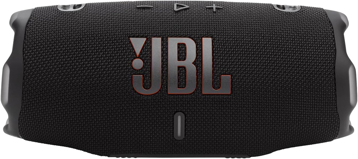 JBL Charge 6 - Portable Waterproof & Drop-Proof Bluetooth Speaker, Bold JBL Pro Sound with AI Sound Boost, 28Hrs of Playtime, Built-in powerbank & Comes with a Sturdy/Removable Carrying Strap (Black)