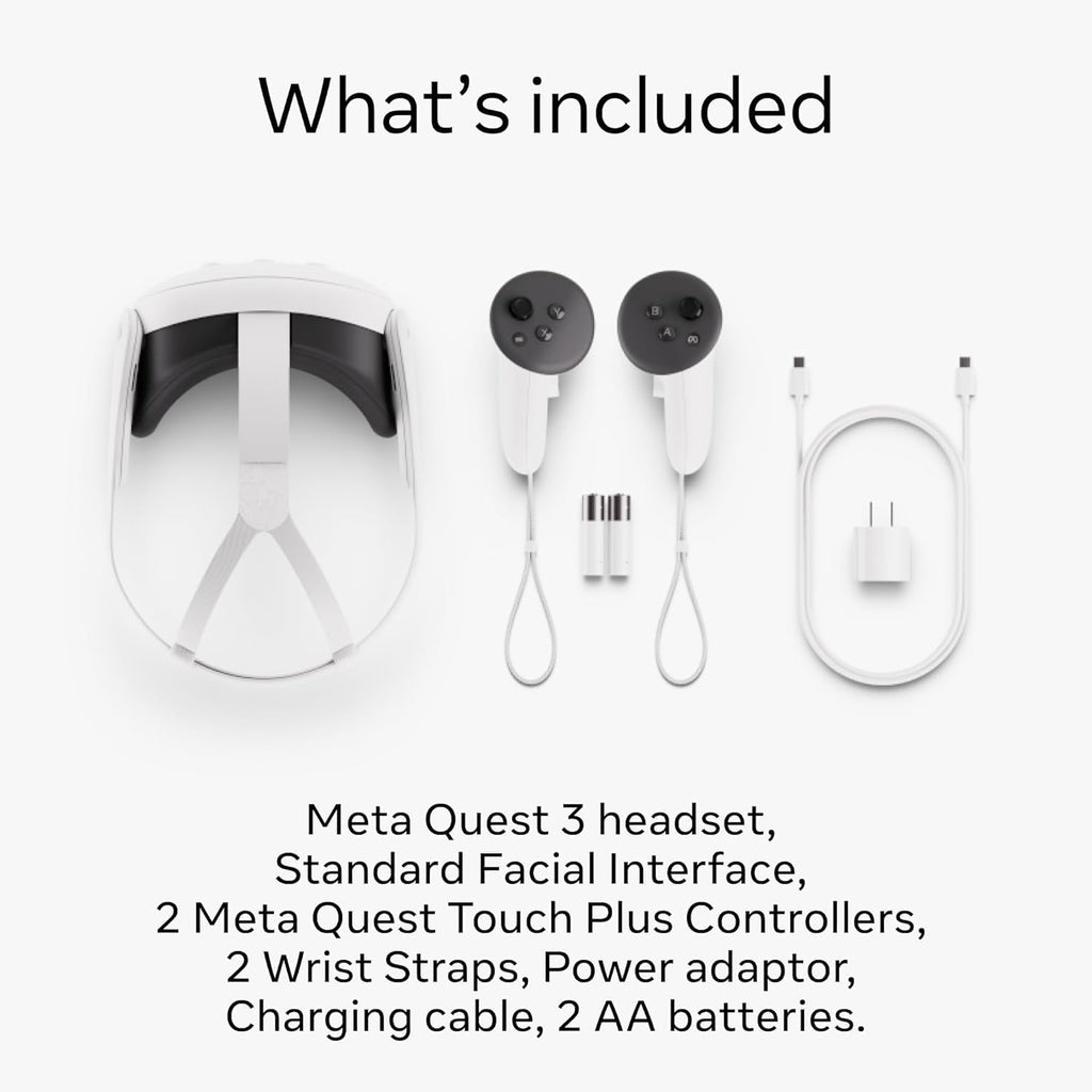 Meta Quest 3 512GB | Virtual Reality Headset Without Wires — Thirty Percent Sharper Resolution — 2X Graphical Processing (Renewed Premium)