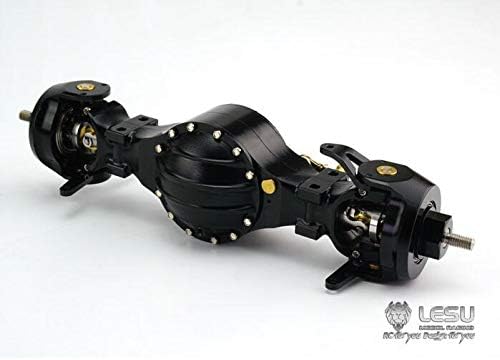 LESU Metal Front Axle Differential Lock RC 1/14 Tractor Truck Q9006 TMY Model