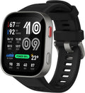 Amazfit Bip Max 50mm Smartwatch, 2.07" AMOLED Display, 20 Days of Battery, GPS, 4GB Storage, Offline Maps, Fitness Tracker, Hybrid Training, 150+ Sports, HYROX Mode, 5 ATM for Android & iPhone, Silver