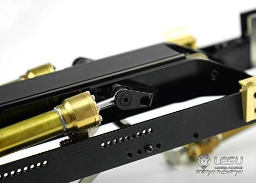 Lesu Metal Hydraulic Rod Lifting Mechanism 88 Dump Rc Truck Tipper 1/14 Tmy