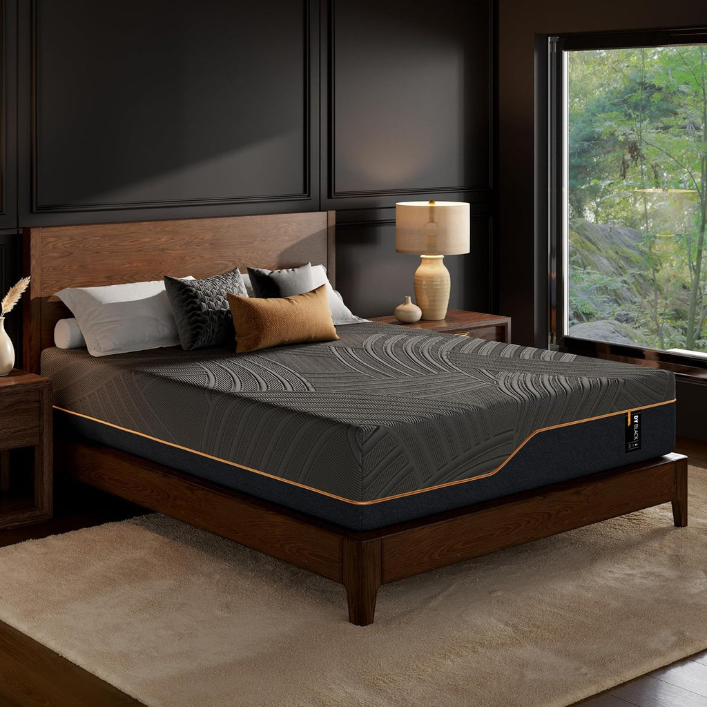 Dyonery Twin XL 12 Inch Cooling Copper Gel Memory Foam Mattress - Fiberglass Free, Back Pain Relief, Foam Made in USA, Firm
