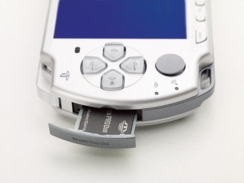 Sony PSP Playstation Portable 2000 Slim and Lite- Ice Silver (Renewed)