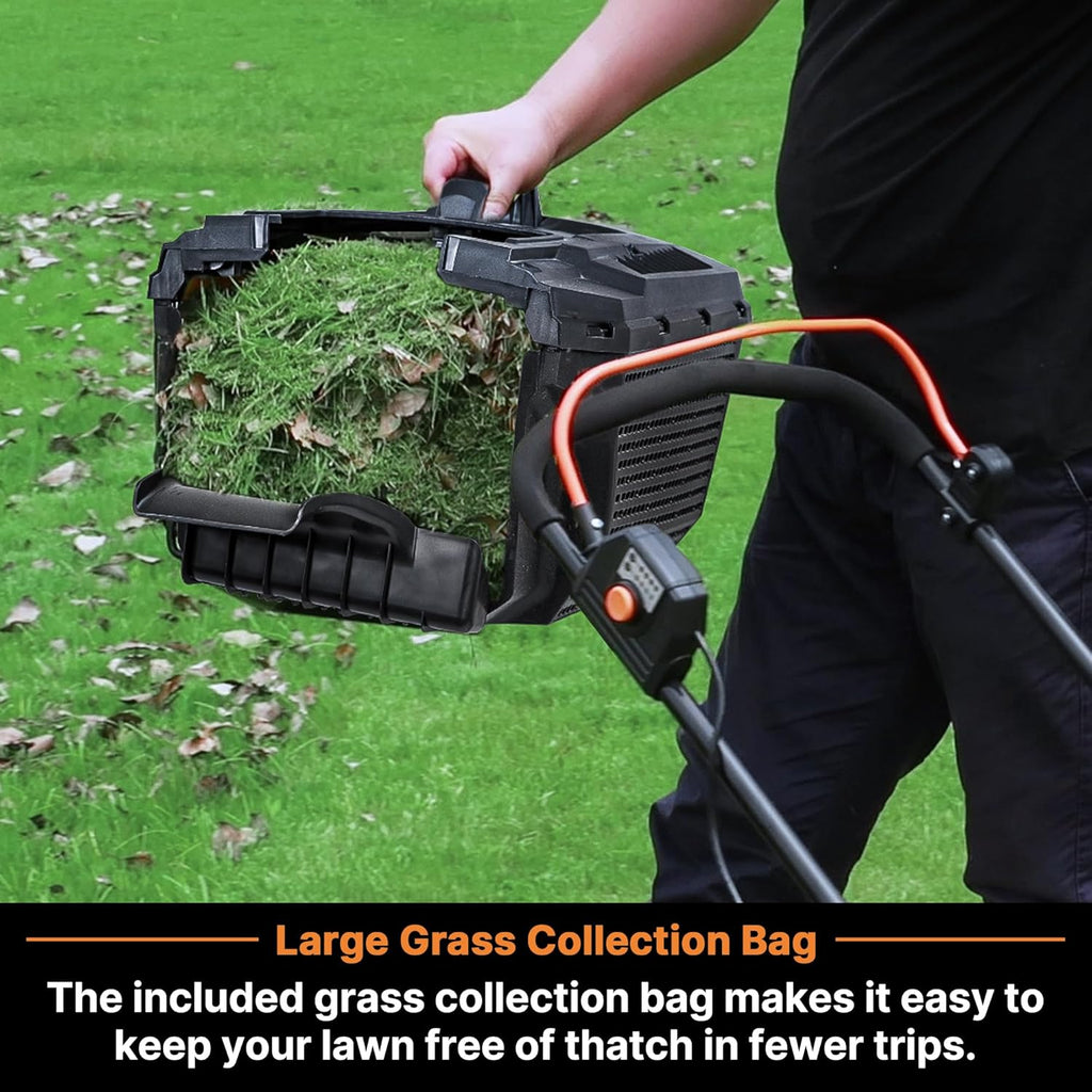 LawnMaster CLM2413A Cordless 13-Inch Lawn Mower 24V Max with 2X4.0Ah Battery and a Charger