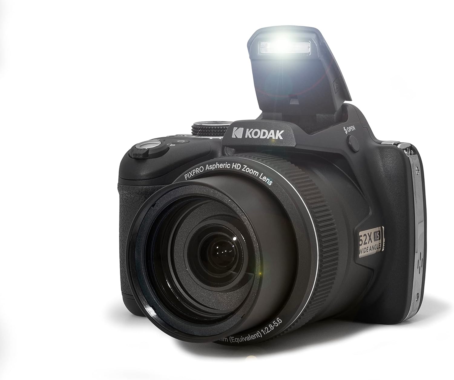 Kodak PIXPRO Astro Zoom AZ528-BK 16 MP Digital Camera with 52x Optical Zoom 24mm Wide Angle Lens 6 fps Burst Shooting 1080P Full HD Video Wi-Fi Connectivity and a 3" LCD Screen (Black)