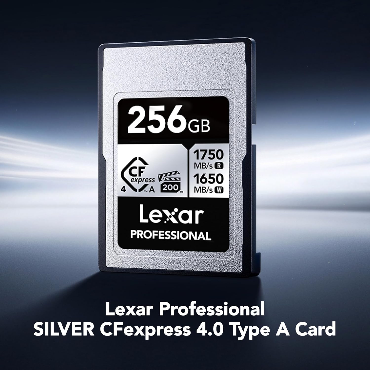 Lexar 256GB Professional CFexpress Type A Silver 4.0 Memory Card, for Photographers, Videographers, Up to max 1750/1650 MB/s, 8K Video (LCAEXS4256G-RNENU)
