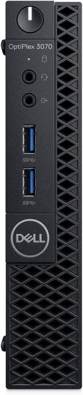 Dell OptiPlex 3070 Micro Form Factor Desktop Computer, 9th Gen Intel Core i7-9700T, 8GB RAM 256GB SSD, WiFi, Bluetooth, Keyboard&Mouse, Windows 11 Pro(Renewed)