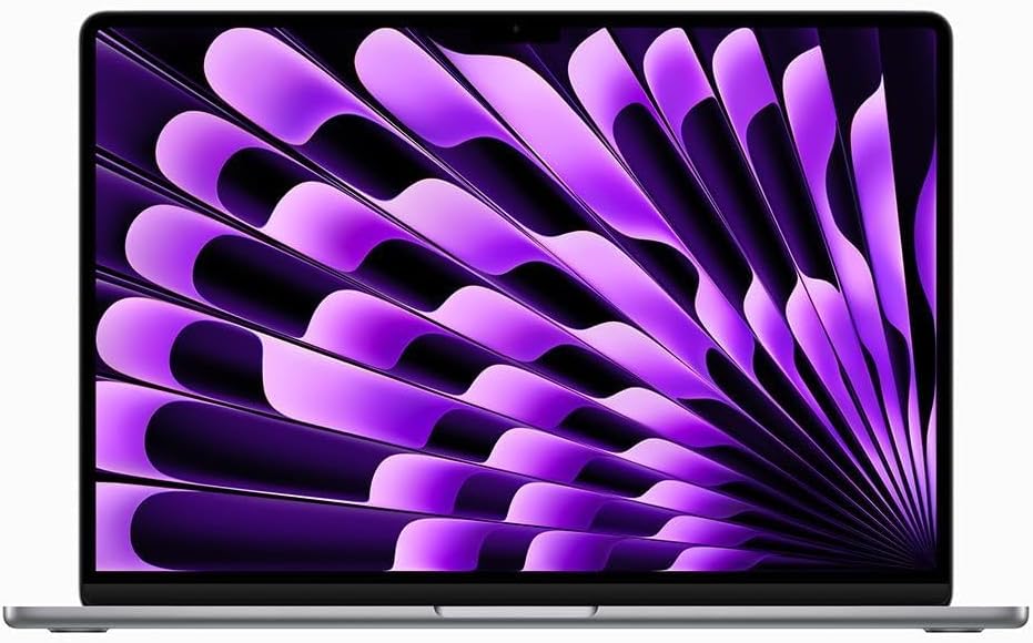 2023 Apple MacBook Air with Apple M2 Chip with 8-Core CPU/10-Core GPU (15-inch, 16GB RAM, 1TB SSD Storage) (QWERTY English) Space Gray (Renewed)