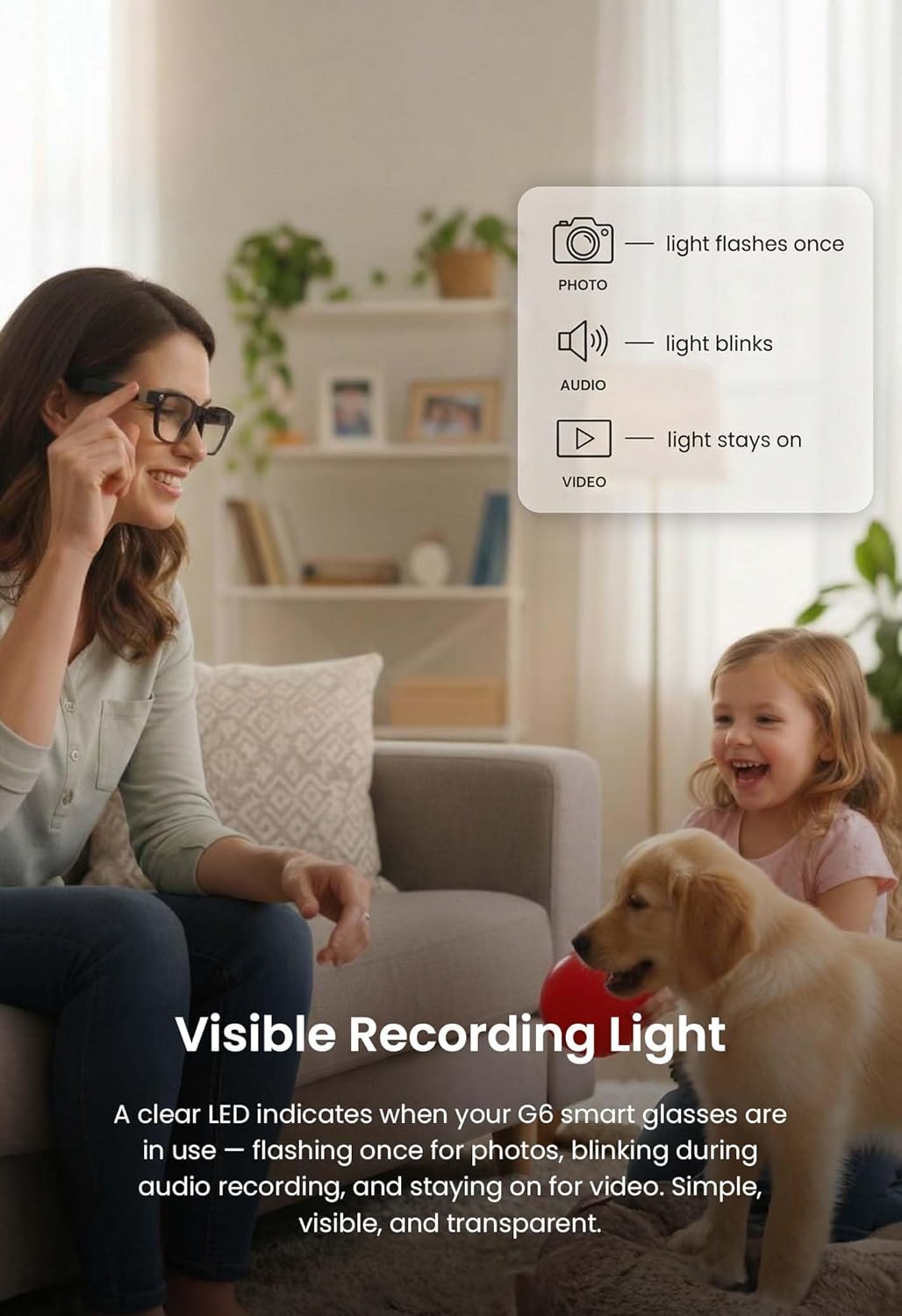 DPVR AI Smart Glasses with Camera and Bluetooth – 8MP HD Sunglasses with Camera, Video Recording Glasses, Real-Time Translation, Voice Assistant, Open-Ear Audio for Travel, Work, Music, and Daily Use