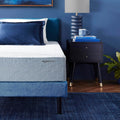Amazon Basics Memory Foam Mattress, Medium-Firm, Cooling Gel, Breathable Support, Twin Size, CertiPUR-US Certified Foam, 75 x 39 x 10 inches, White/Gray