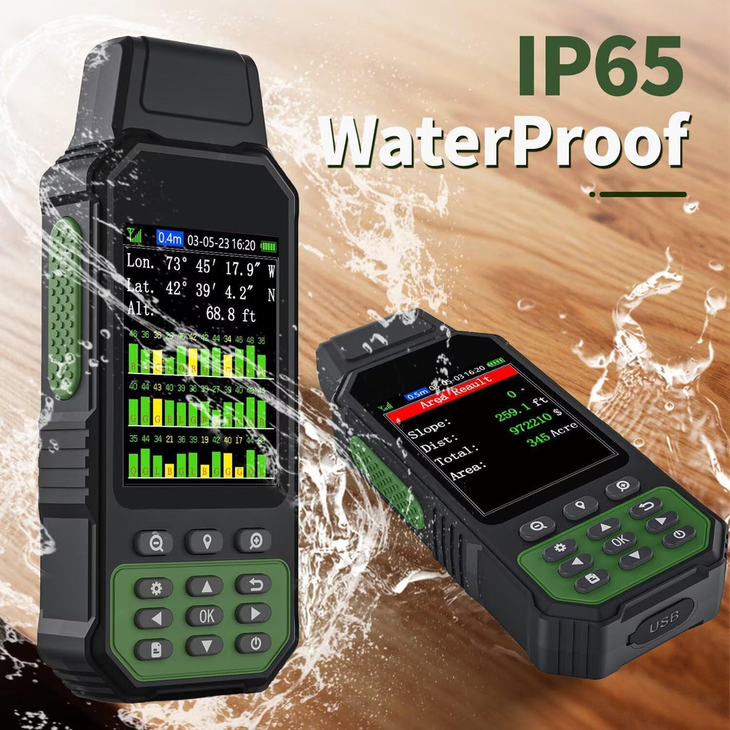 ZL190 Handheld GPS for Surveying, High Precision GPS Surveying Equipment for Mountainous Land Slope and Flat Field Outdoor Use