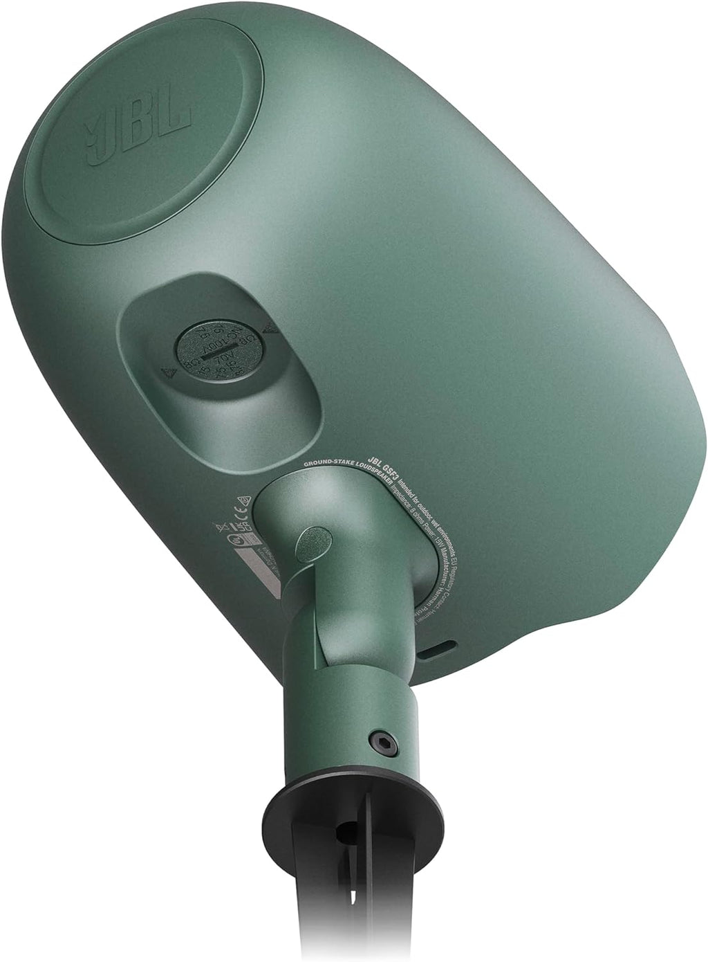 JBL Professional GSF3GN Waterproof, Ground-Stake Outdoor Landscape, Garden Speaker, 3" Coax, Green, 1 Pair of Speakers