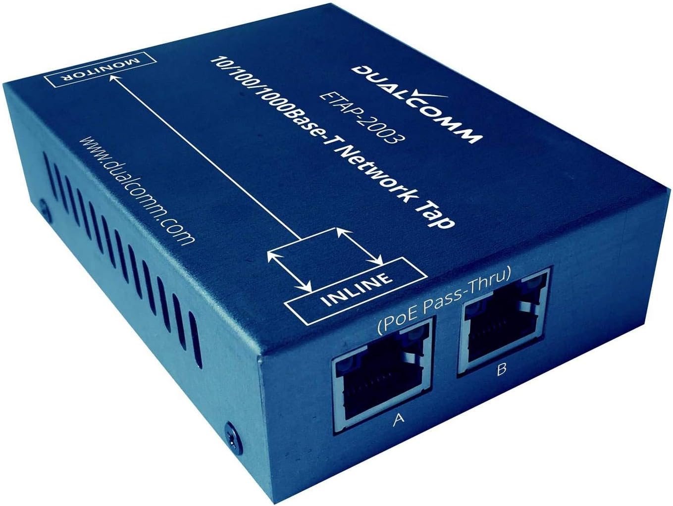 Dualcomm10/100/1000Base-T Gigabit Ethernet Network TAP ETAP-2003