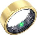 Smart Ring for Women Men, Titanium Fitness Ring with Heart Rate, Stress & Sleep Monitoring,Step & Calorie Counter, 5ATM Waterproof for iPhone and Android,No Subscription Fee (Rose Gold, 10)