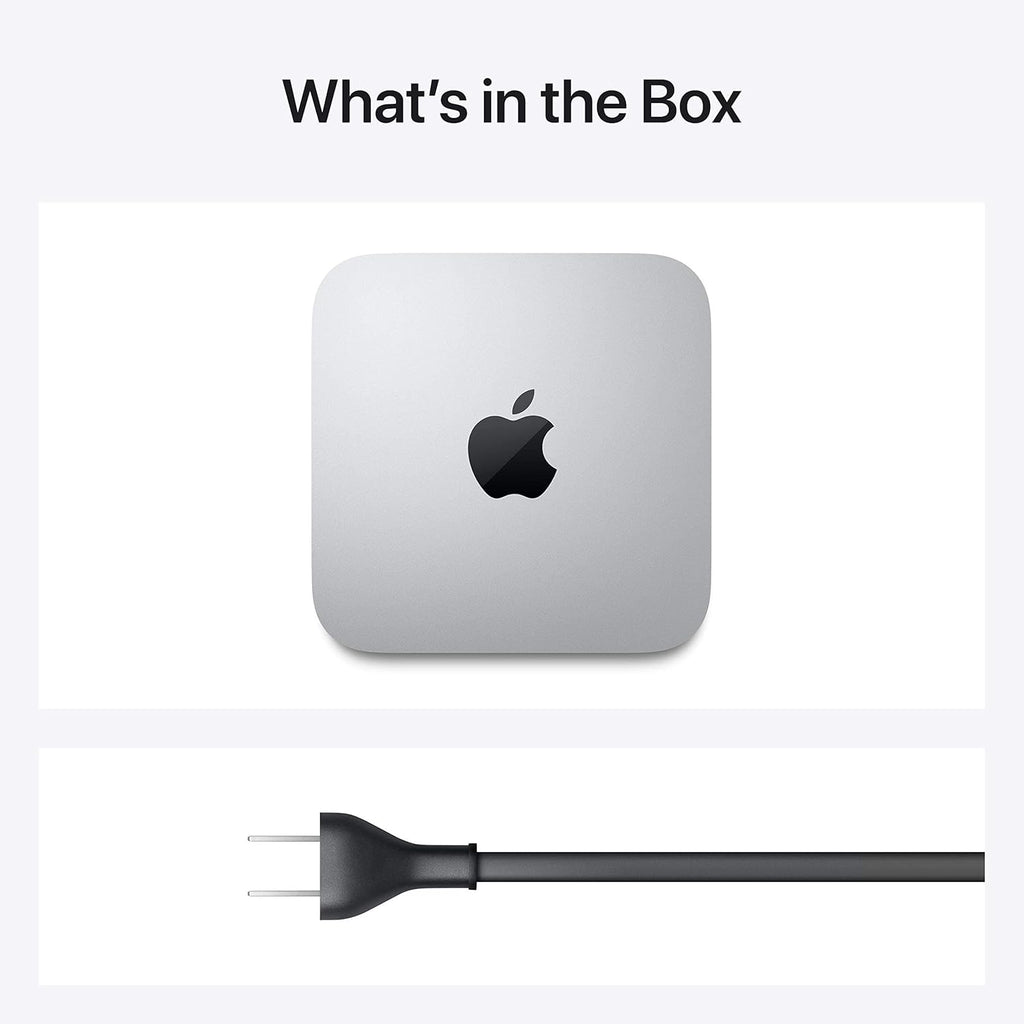 Apple 2020 Mac Mini with Apple M1 Chip, 8GB RAM, 256GB SSD Storage - Silver (Renewed)