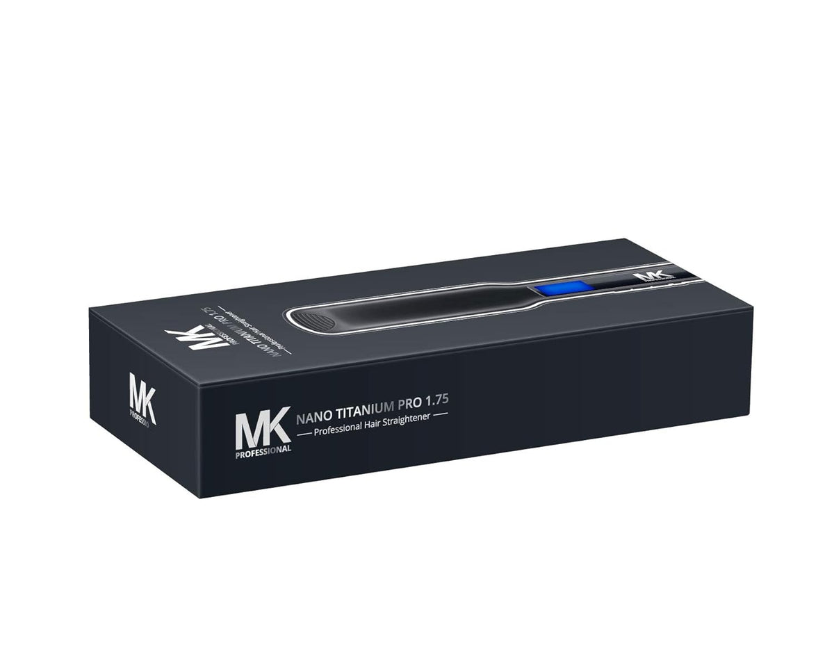 MK Nano Titanium Pro Hair Straightener 1.75 inch - Open Voltage 110-240 V