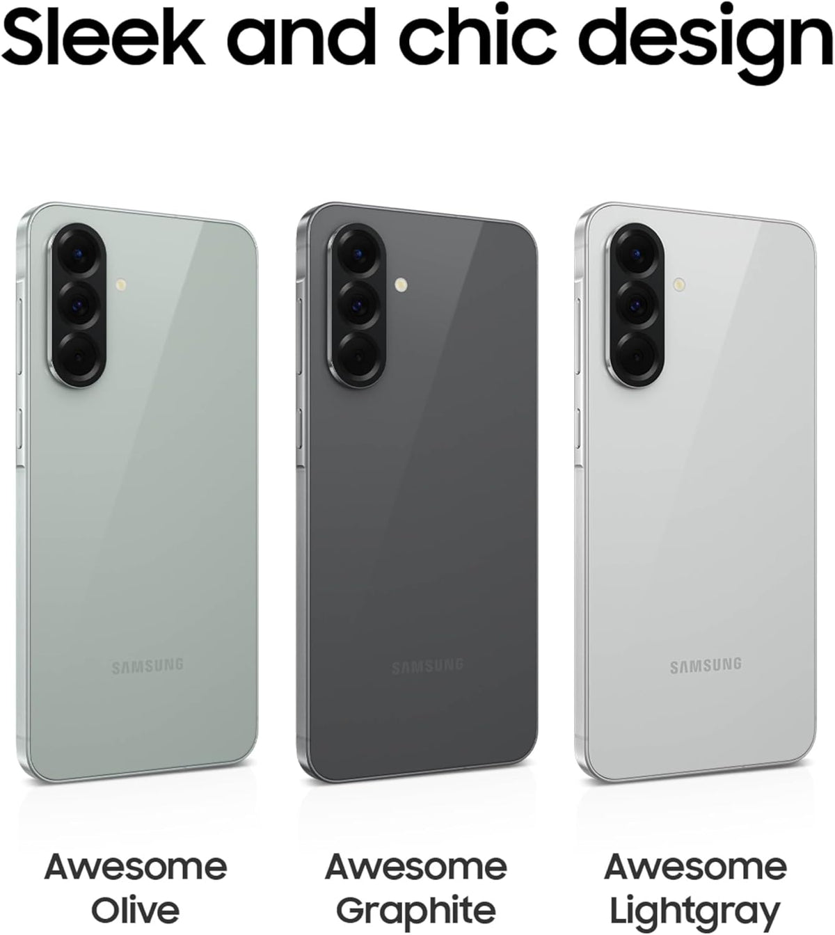 Samsung Galaxy A56 5G Cell Phone, 256GB AI Smartphone, Unlocked Android, AI Photo Edits, Large Screen, Long Battery Life, 2025, US 1 Yr Manufacturer Warranty, Awesome Graphite