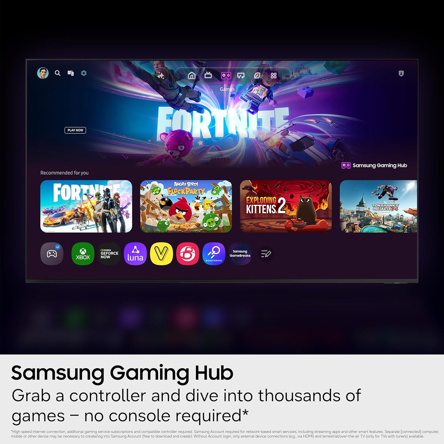 Samsung 43-Inch Class Crystal UHD U8000H Series Samsung Vision AI Smart TV (2026 Model, 43U8000H) Crystal Processor 4K, Endless Free Content, Motion Xcelerator, Color Booster, Alexa Built-in