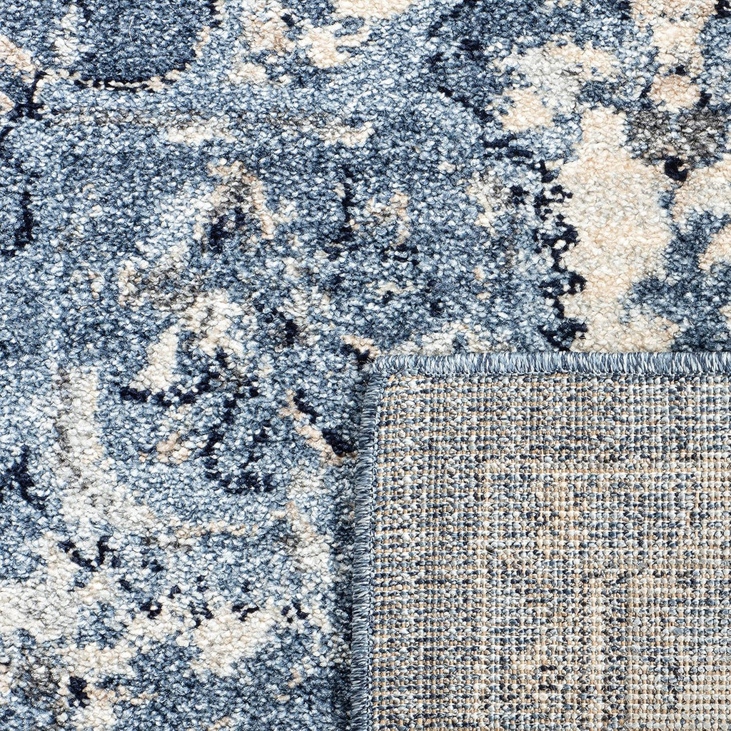 SAFAVIEH Charleston Collection Area Rug - 10' x 14', Navy & Creme, Oriental Distressed Design, Non-Shedding & Easy Care, Ideal for High Traffic Areas in Living Room, Bedroom (CHL411N)