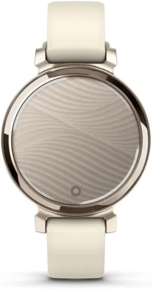 Garmin Lily 2, Small and Stylish Smartwatch, Hidden Display, Patterned Lens, Up to 5 Days Battery Life, Coconut (Renewed)