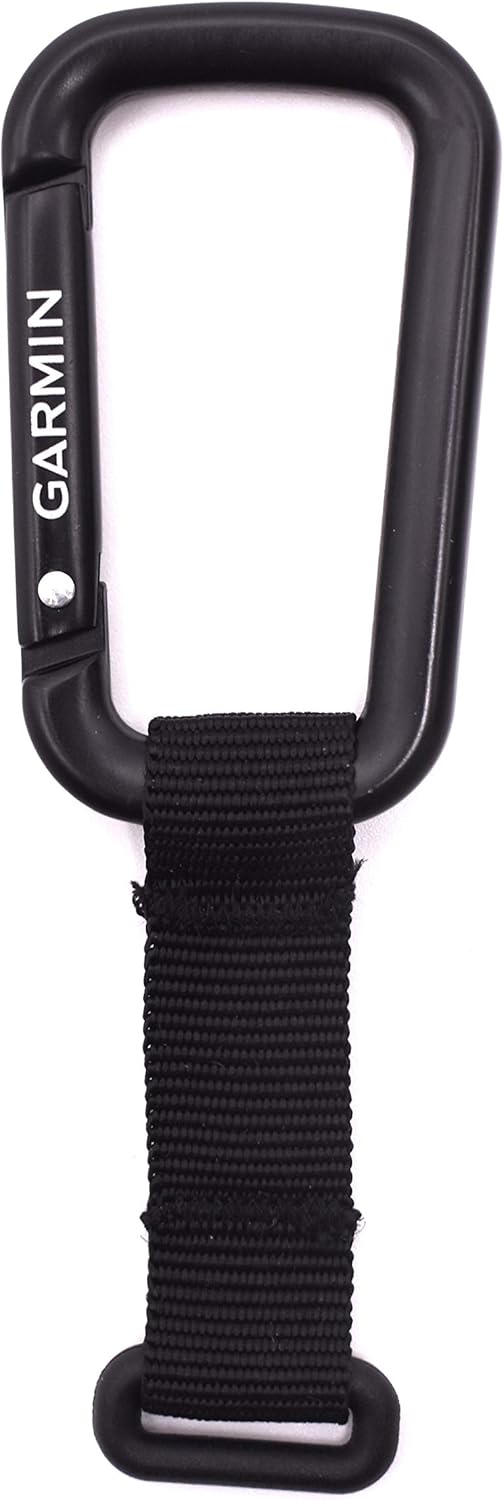 Garmin Approach G12, Clip-on Golf GPS Rangefinder, 42k+ Preloaded Courses, 010-02555-00 and Garmin Lanyard Carabiner Accessory for Compatible Devices, (010-12668-02),Black