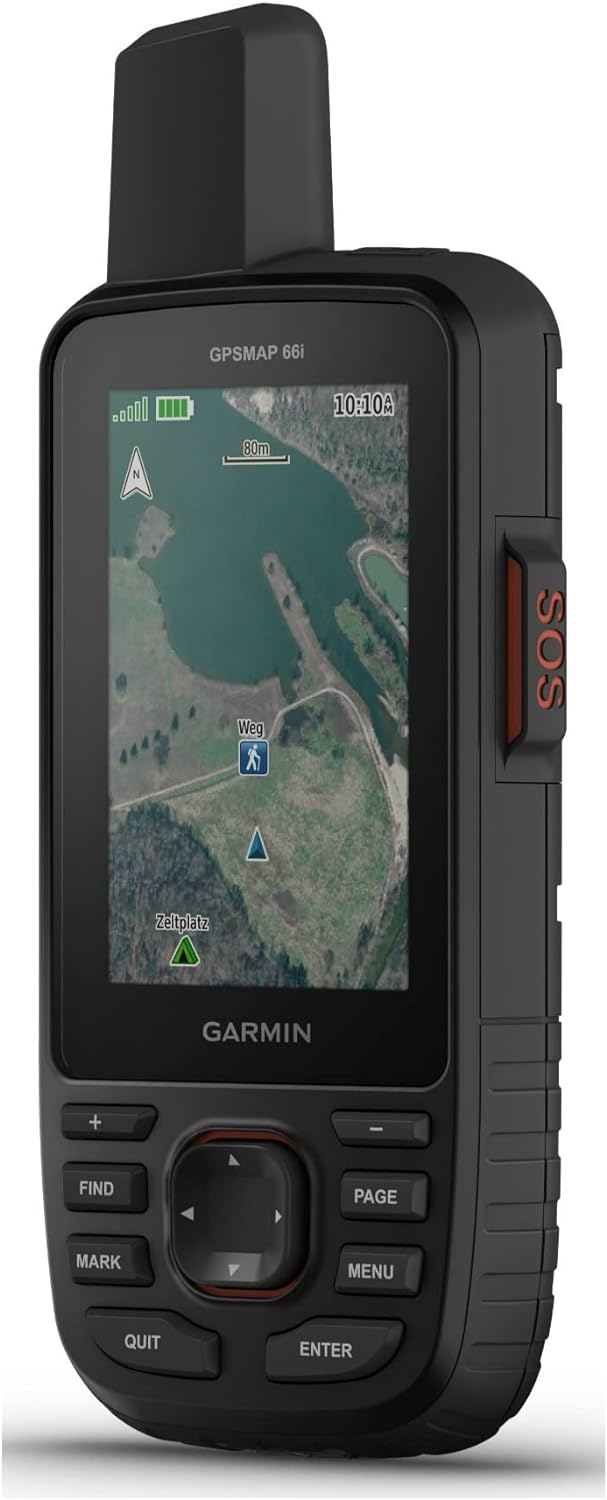 Garmin GPSMAP 66i, GPS Handheld and Satellite Communicator, Featuring TopoActive Mapping and inReach Technology