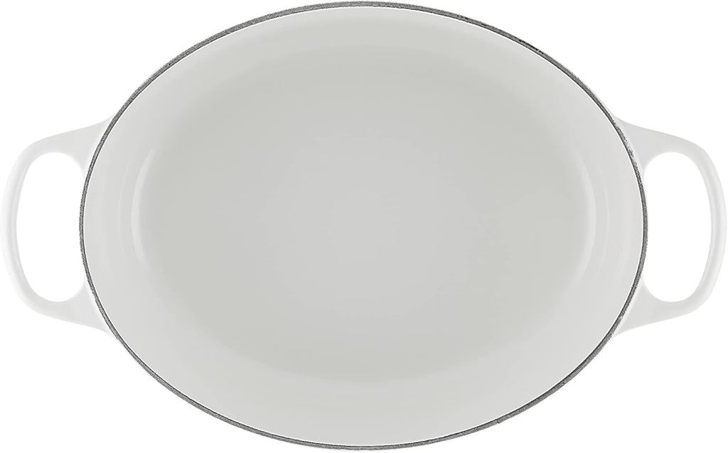 Le Creuset Enameled Cast Iron Signature Oval Dutch Oven, 6.75 qt., Marble