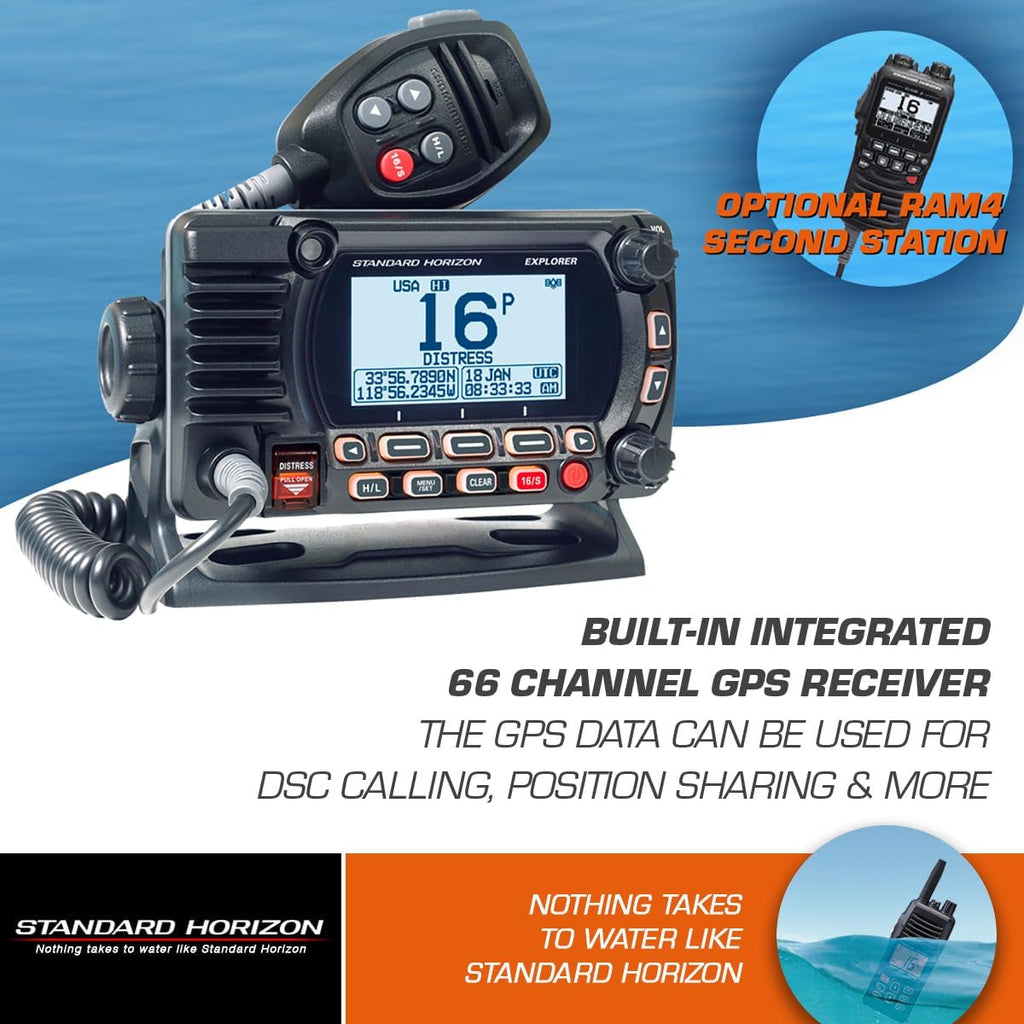 Standard Horizon GX1850 Fixed Mount VHF - NMEA 2000 - Black