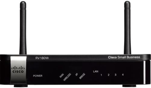 Cisco Small Business Rv180w - Wireless Router - 4-Port Switch - Gige - 802.11B/G/N "Product Type: Networking/Wireless Bridges & Routers"