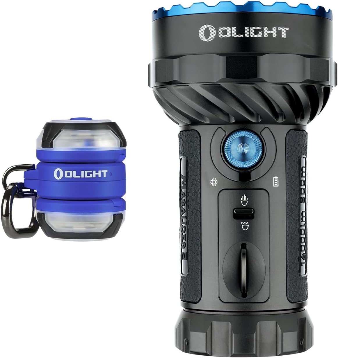 OLIGHT Gober 2 Safety Light Bundle with Marauder 2 Rechargeable Handheld Flashlight