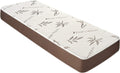 Customize Bed 6 Inch Gel Memory Foam Mattress w/ Rayon Derived from Bamboo Cover, Cot Size Mattress in a Box, Size 30" x 74" for RV, Folding, Guest & Day Bed - CertiPUR-US Certified, Made in USA
