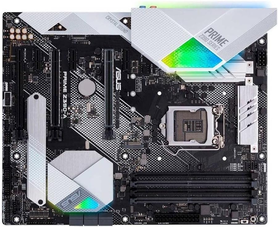 Asus Prime Z390-A Motherboard LGA1151 (Intel 8th and 9th Gen) ATX DDR4 DP HDMI M.2 USB 3.1 Gen2 Gigabit LAN
