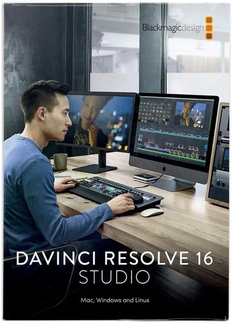 Blackmagic Design Davinci Resolve Speed Editor, Bluetooth & USB-C Editing Keyboard Bundle with Davinci Resolve Studio Activation Card