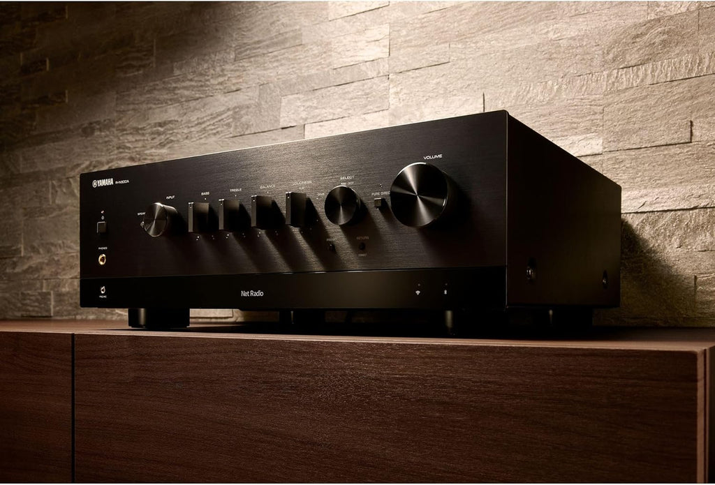 Yamaha R-N800A Network Receiver with Phono and Built-in DAC, Black