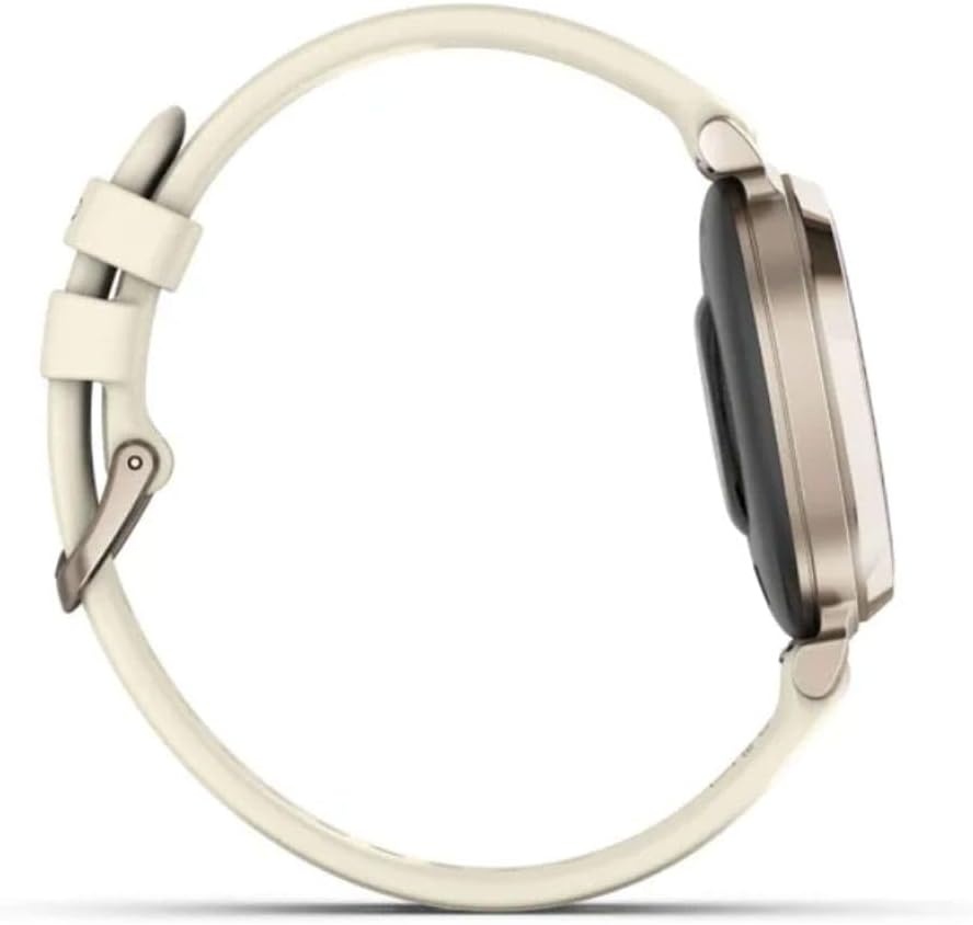 Garmin Lily 2, Small and Stylish Smartwatch, Hidden Display, Patterned Lens, Up to 5 Days Battery Life, Coconut (Renewed)