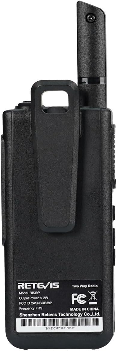 Retevis RB39P Bluetooth Walkie Talkies, Wireless Earpiece Auto Reconnect, Portable FRS Two Way Radios, License-Free, Hands Free, Type-C, Compact, 2 Way Radio for Church Hospital Retail School (4 Pack)