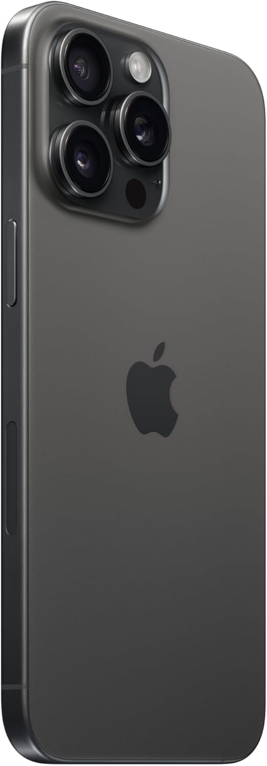 Apple iPhone (Renewed Premium) 15 Pro Max, 256GB, Black Titanium - Unlocked