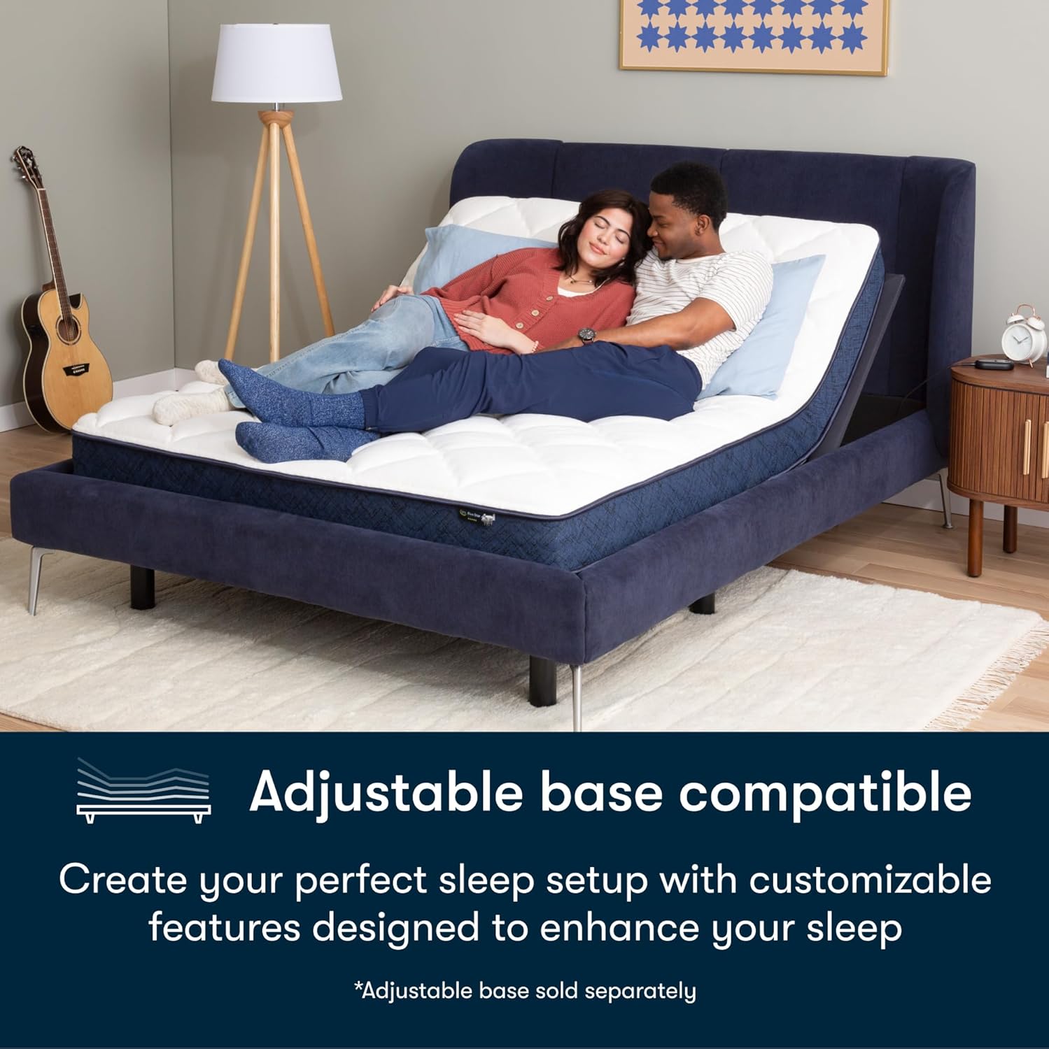 Serta Five Star Mattress Tranquility 8" Medium Twin, Breathable, Pressure Relief, with Supportive Innersprings - 100 Night Trial, CertiPUR-US Certified and 10 Year Limited Warranty