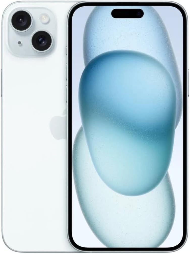 Apple iPhone 15, 128GB, Blue - Unlocked (Renewed)