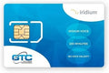 Iridium Satellite Phone Global Prepaid SIM Card with 200 Minutes (180 Day Validity)