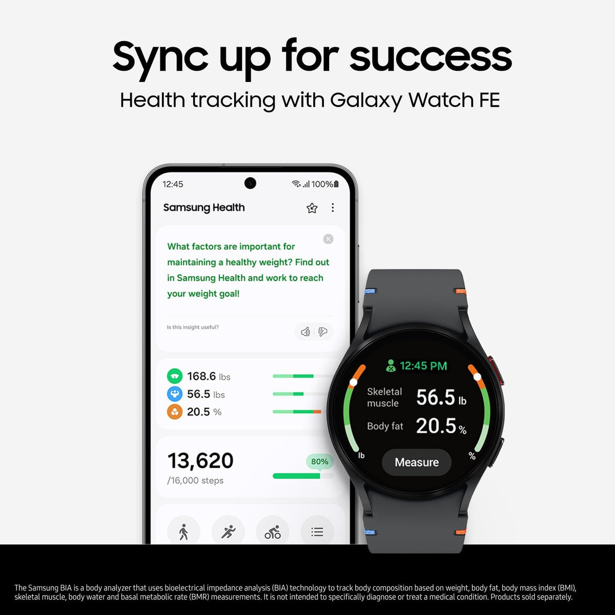 Samsung Galaxy Watch FE 40mm Bluetooth AI Smartwatch w/Fitness Tracking, BIA Sensor, Personalized HR Zones, Heart Rate Tracker, Sleep Monitor, 2024, Black US Version, 1Yr Manufacturer Warranty