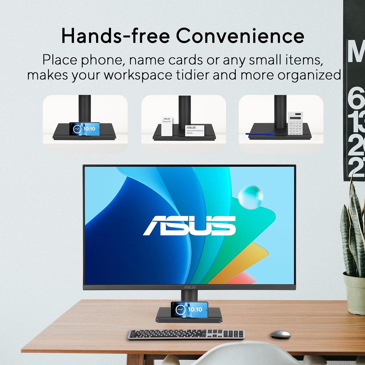 ASUS 24” 1080P Computer Monitor (VA249QG) – IPS, Full HD, 120Hz, 1ms, Adaptive-Sync, 99% sRGB, Speakers, HDMI, DisplayPort, VGA, Low Blue Light, Flicker-Free, VESA Mountable, 3yr Warranty