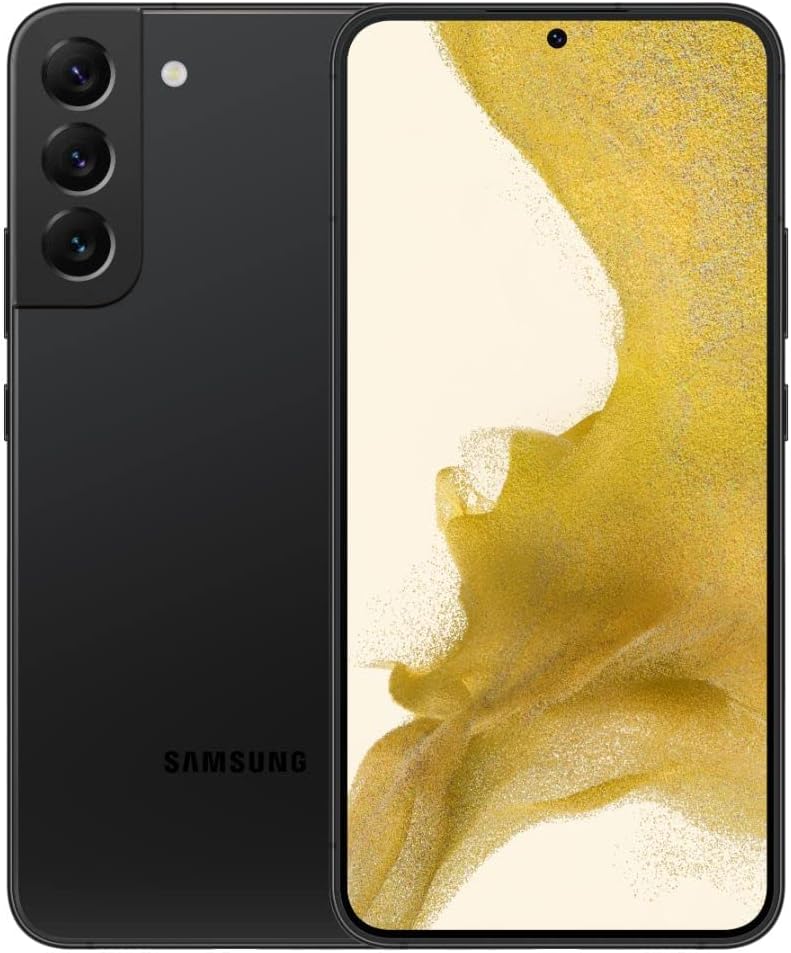 Samsung Galaxy S22+ 5G, 128GB, Phantom Black - Unlocked (International Version) (Renewed)
